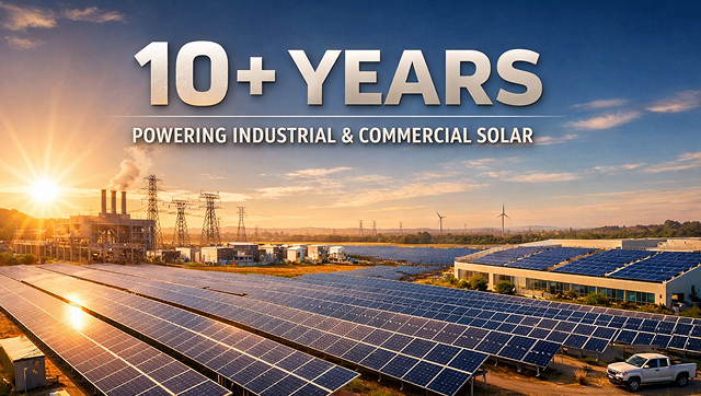10+Years of Commercial Solar